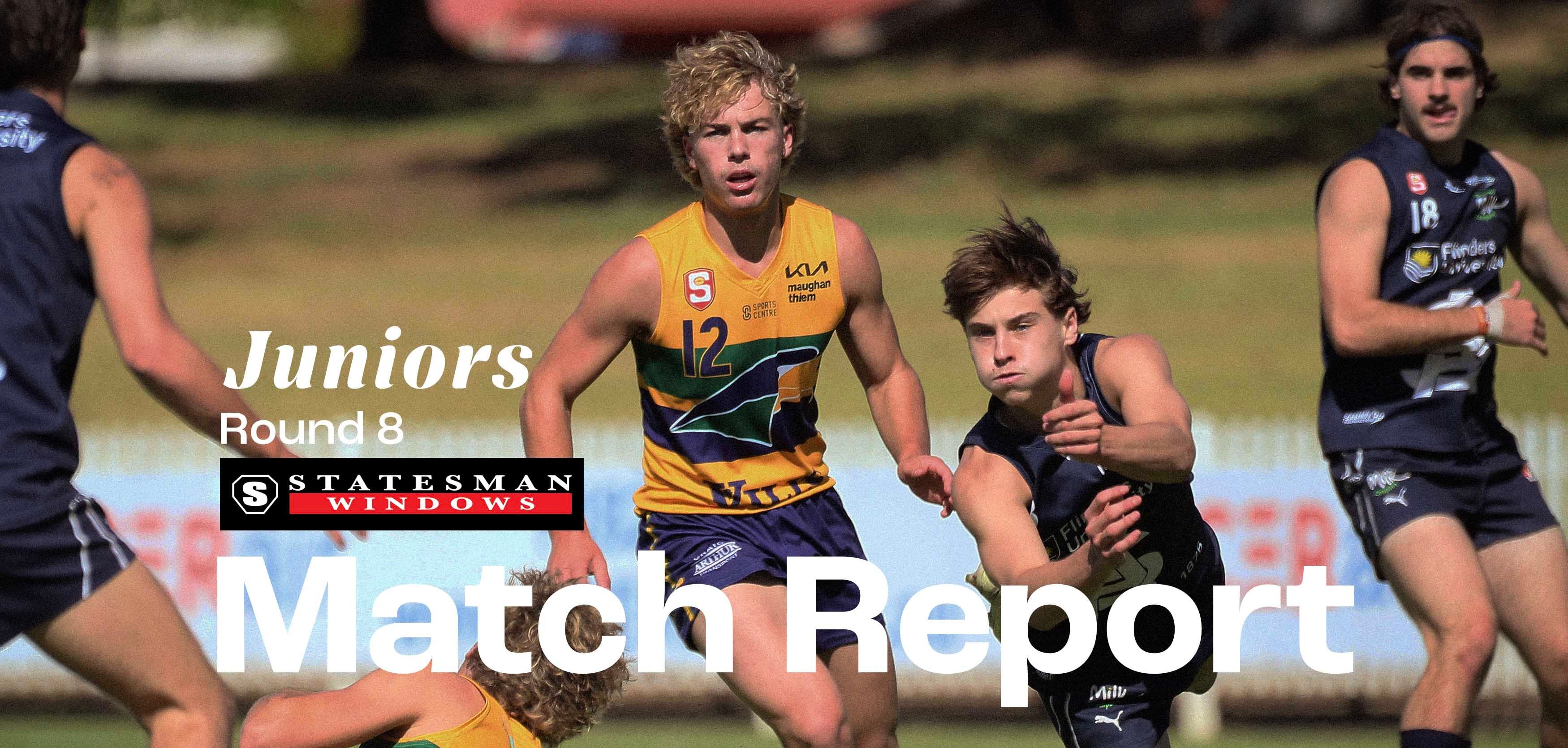 Statesman Windows Match Report: Juniors Round 8 v Eagles Statesman Windows Match Report: Juniors Round 8 v Eagles